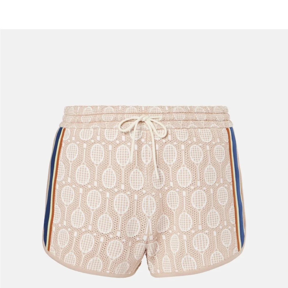 Tory Burch Sport Low-rise jacquard shorts - Picture 4 of 7